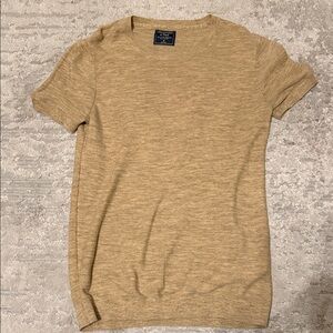 Abercrombie & Fitch Beige Knit Top